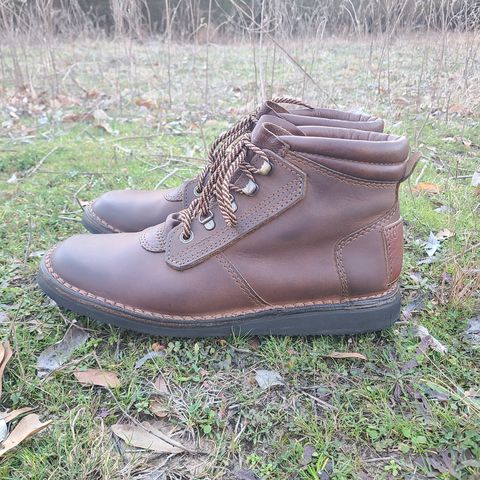 View photo of The Courteney Boot Company Safari (custom) in Mossop Leather - Dark Brown Bovine