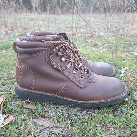 View photo of The Courteney Boot Company Safari (custom) in Mossop Leather - Dark Brown Bovine