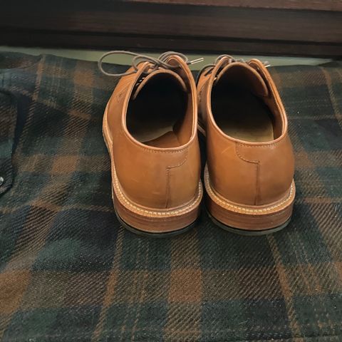 Grant Stone Plain Toe Blucher in Badalassi Carlo Saddle Tan Minerva