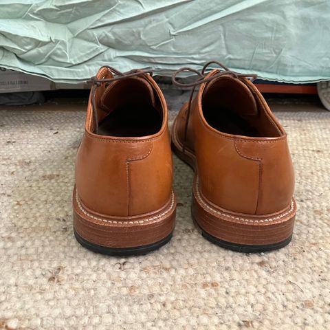 Grant Stone Plain Toe Blucher in Badalassi Carlo Saddle Tan Minerva