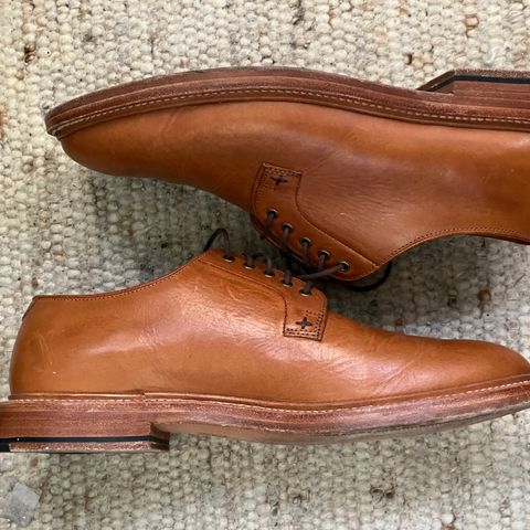 Grant Stone Plain Toe Blucher in Badalassi Carlo Saddle Tan Minerva