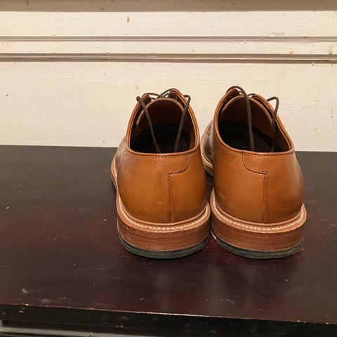 Grant Stone Plain Toe Blucher in Badalassi Carlo Saddle Tan Minerva