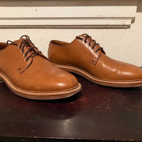Grant Stone Plain Toe Blucher in Badalassi Carlo Saddle Tan Minerva