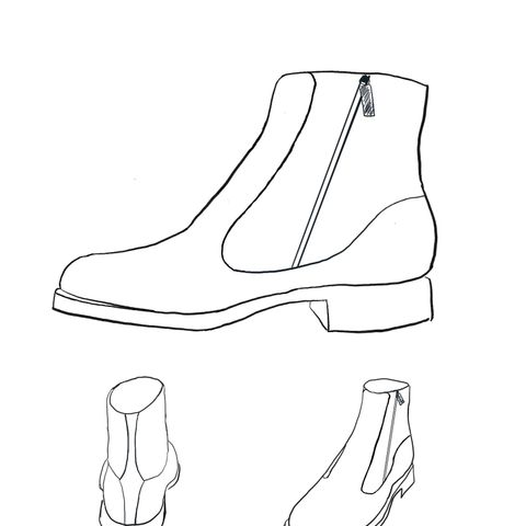 DIY Zip Boot in S.B Foot - Unknown & C.F. Stead Loden Repello Calf Suede