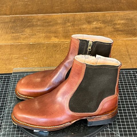 DIY Zip Boot in S.B Foot - Unknown & C.F. Stead Loden Repello Calf Suede
