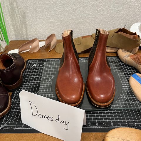 DIY Zip Boot in S.B Foot - Unknown & C.F. Stead Loden Repello Calf Suede