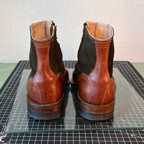 DIY Zip Boot in S.B Foot - Unknown & C.F. Stead Loden Repello Calf Suede