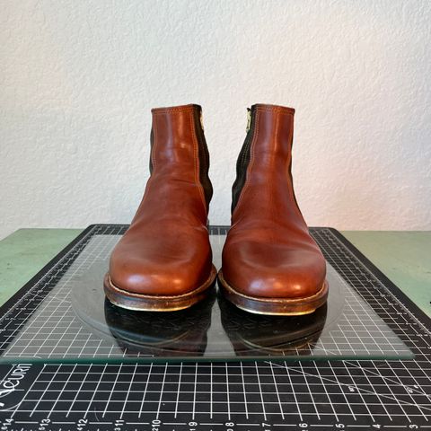 DIY Zip Boot in S.B Foot - Unknown & C.F. Stead Loden Repello Calf Suede