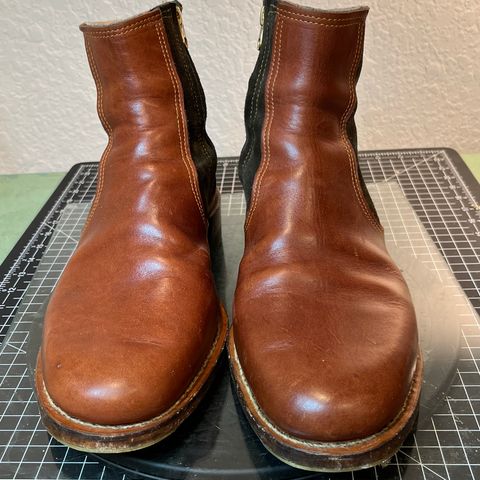 DIY Zip Boot in S.B Foot - Unknown & C.F. Stead Loden Repello Calf Suede