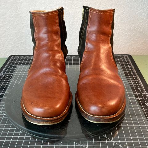 DIY Zip Boot in S.B Foot - Unknown & C.F. Stead Loden Repello Calf Suede