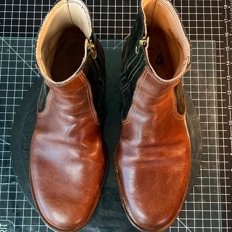 DIY Zip Boot in S.B Foot - Unknown & C.F. Stead Loden Repello Calf Suede