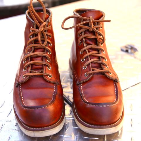 View photo of Red Wing 8-Inch Classic Moc in S.B. Foot Oro Legacy