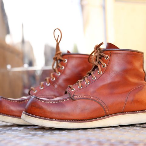 View photo of Red Wing 8-Inch Classic Moc in S.B. Foot Oro Legacy