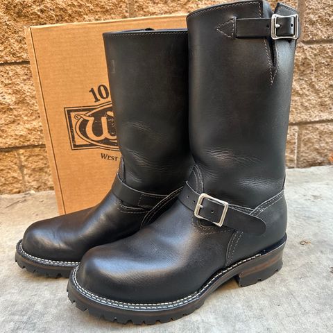 View photo of Wesco Boss Engineer Boot in Seidel Black Tie Domain