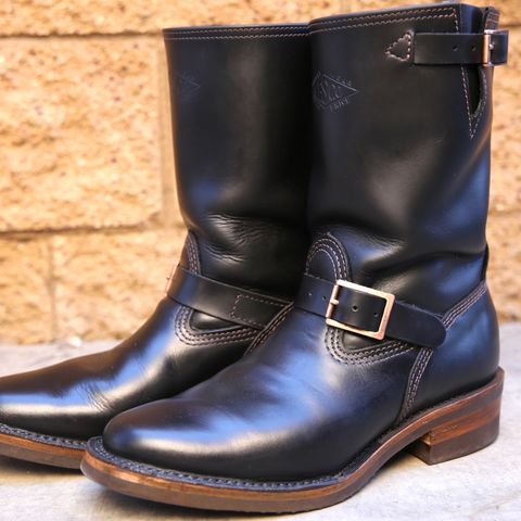 View photo of Wesco Boss Engineer Boot in Seidel Black Tie Domain