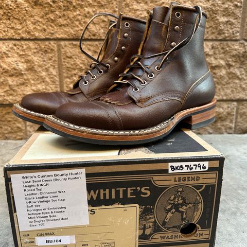 View photo of White's Bounty Hunter in Horween Cinnamon Waxed Flesh
