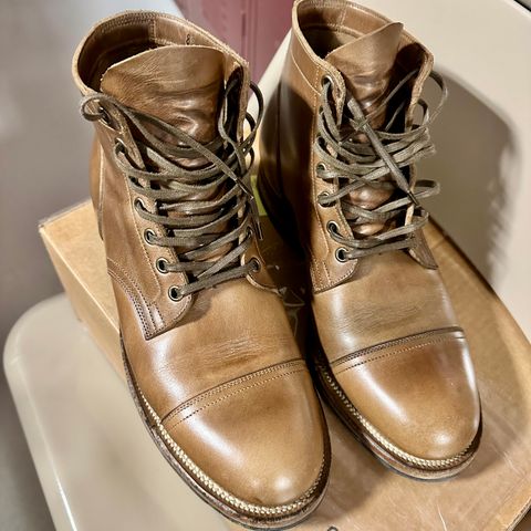 Viberg Service Boot in Horween Natural Chromexcel