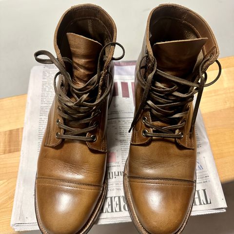 Viberg Service Boot in Horween Natural Chromexcel