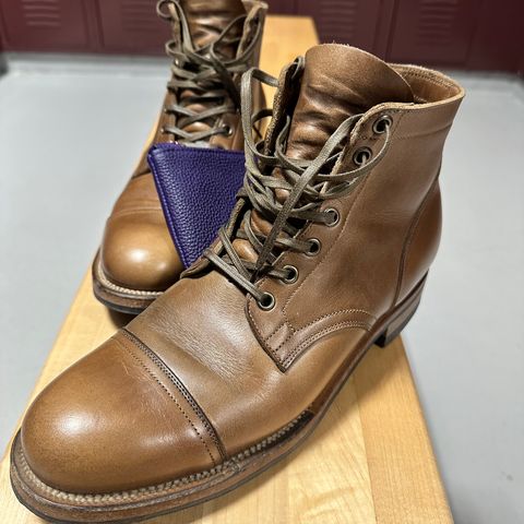 Viberg Service Boot in Horween Natural Chromexcel