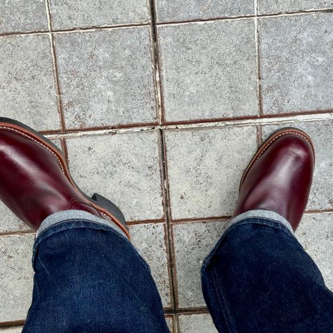 Chippewa 7" Engineer Boot in Brunette Waterproof Full Grain