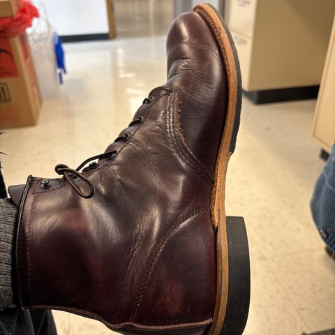 Red Wing Beckman in S.B. Foot Black Cherry Excalibur