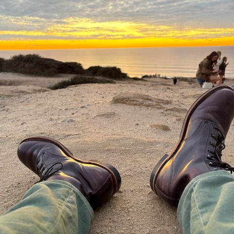 Red Wing Beckman in S.B. Foot Black Cherry Excalibur