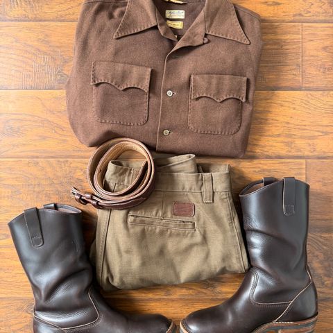 White's Stockman Pull-On in Horween Chromexcel Overdyed Black