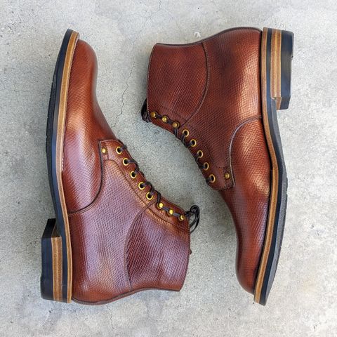 Iron Boots Type 1 in Horween Pioneer Hatchgrain