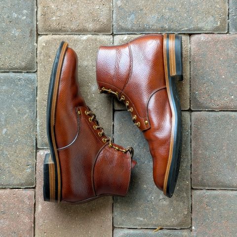 Iron Boots Type 1 in Horween Pioneer Hatchgrain