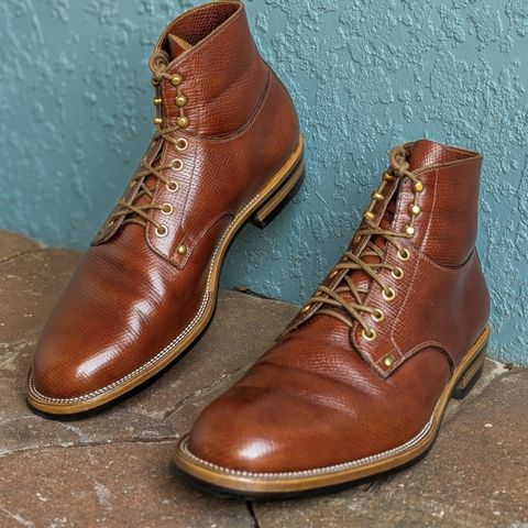 Iron Boots Type 1 in Horween Pioneer Hatchgrain
