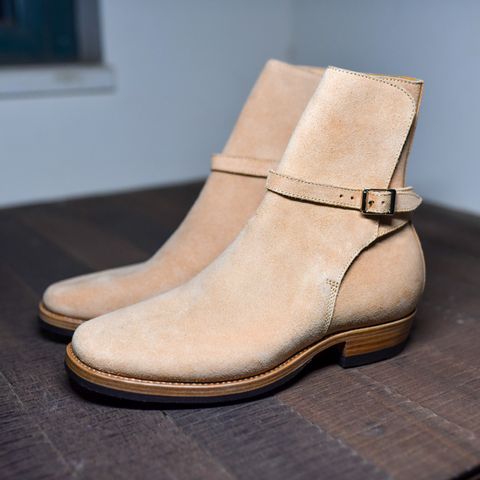 Flame Panda Jodhpur in Maryam Natural Reverse Horsebutt