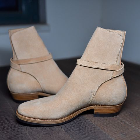 Flame Panda Jodhpur in Maryam Natural Reverse Horsebutt