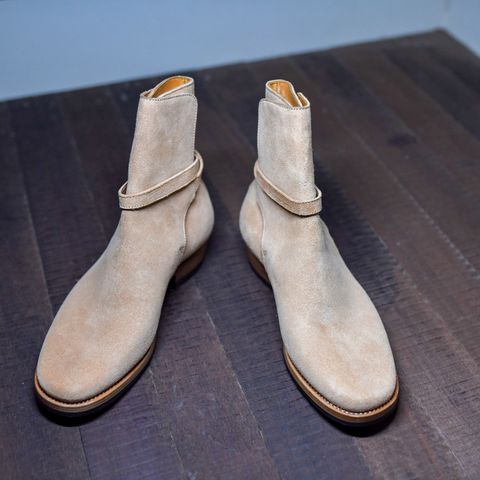 Flame Panda Jodhpur in Maryam Natural Reverse Horsebutt