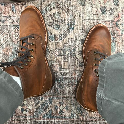 Red Wing Blacksmith in S.B. Foot Copper Rough and Tough
