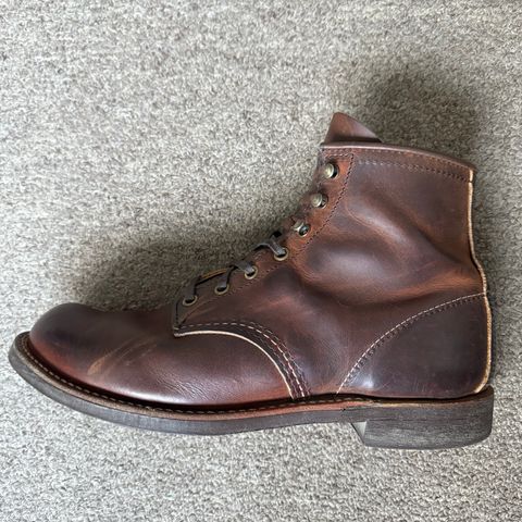 Red Wing Blacksmith in S.B. Foot Copper Rough and Tough