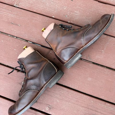 Red Wing Blacksmith in S.B. Foot Copper Rough and Tough