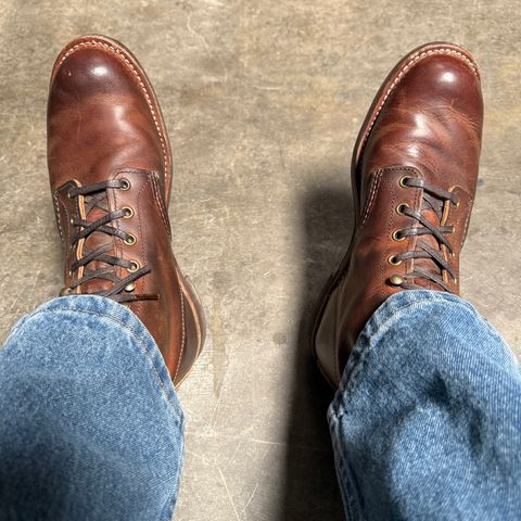 Red Wing Blacksmith in S.B. Foot Copper Rough and Tough