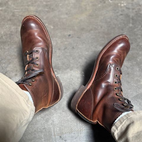 Red Wing Blacksmith in S.B. Foot Copper Rough and Tough