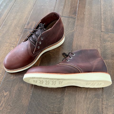 Red Wing Work Chukka in S.B. Foot Briar Oil Slick