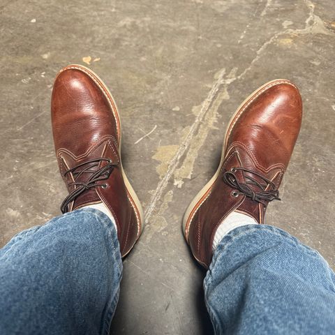 Red Wing Work Chukka in S.B. Foot Briar Oil Slick