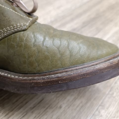 John Lofgren M-43 Service Shoes in Shinki Olive Shrunken Horsebutt