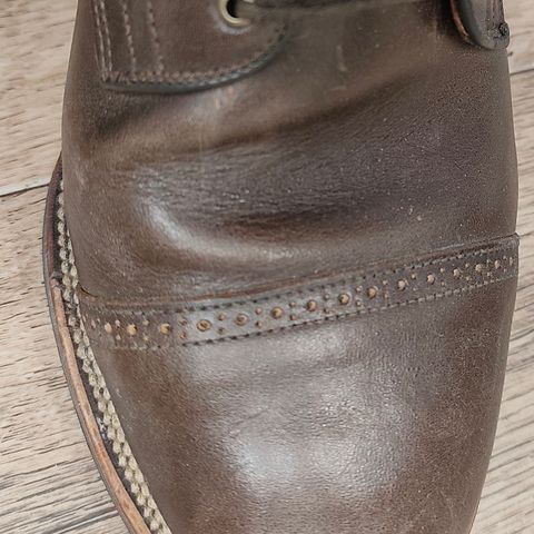 Viberg Service Boot in Maryam Moss Horsebutt