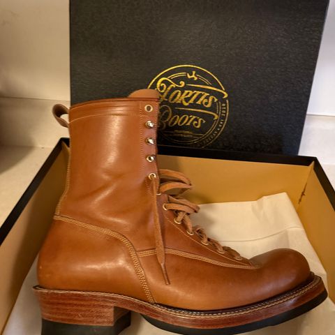 View photo of Fortis Boots Goldrush in Badalassi Carlo Cognac Minerva