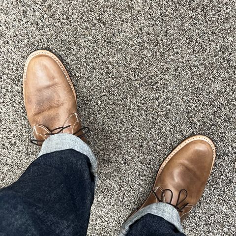 White's Kinney Chukka in Horween Natural Chromexcel