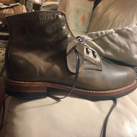 Wolverine 1000 Mile Evans Boot in Horween Stone Chromexcel