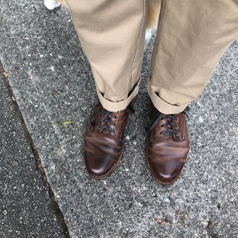 Wolverine 1000 Mile Evans Boot in Horween Stone Chromexcel