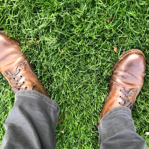 Wolverine 1000 Mile Evans Boot in Horween Stone Chromexcel