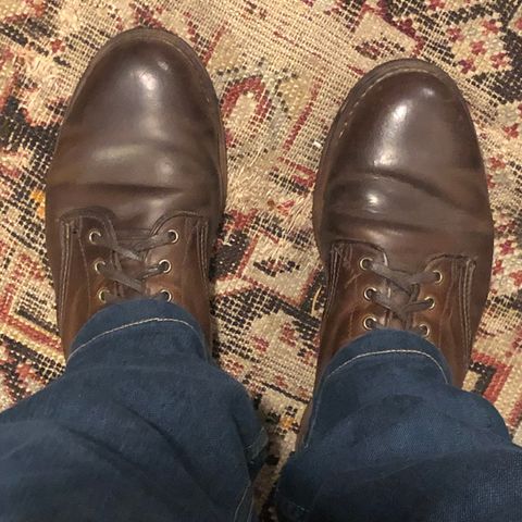 Wolverine 1000 Mile Evans Boot in Horween Stone Chromexcel
