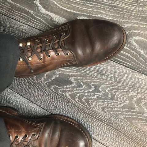 Wolverine 1000 Mile Evans Boot in Horween Stone Chromexcel