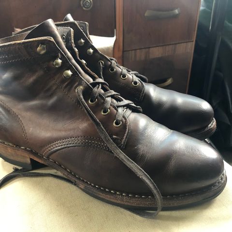 Wolverine 1000 Mile Evans Boot in Horween Stone Chromexcel